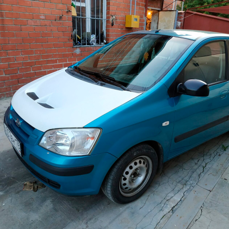 Пластиковый капот с воздухоотводами для Hyundai Getz дорестайлинг (2001-2004 г.в.) купить недорого с доставкой в Нягань