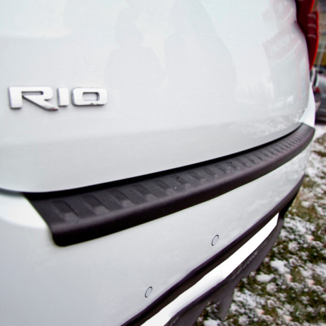 Защитная накладка на задний бампер KIA Rio (2017-н.в., седан) купить недорого с доставкой в Нягань