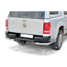 Защита заднего бампера «Уголки двойные» (d63,5) для Volkswagen Amarok (2010-2016)(Нерж. Сталь) купить недорого с доставкой в Нягань