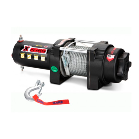 Лебедка для квадроцикла "Master Winch" Х2500, электрическая, 12В купить недорого с доставкой в Нягань
