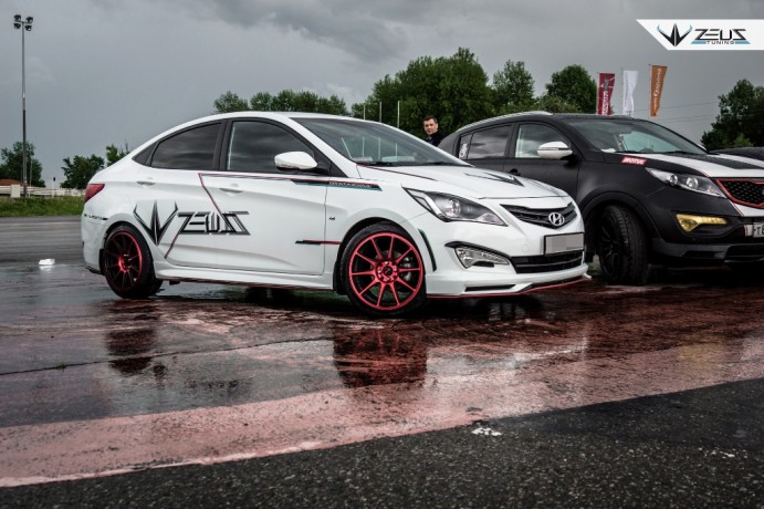 Аэродинамический обвес "ZEUS" Hyundai Solaris 2015-н.в. Рестайлинг купить недорого с доставкой в Нягань
