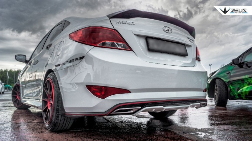 Аэродинамический обвес "ZEUS" Hyundai Solaris 2015-н.в. Рестайлинг купить недорого с доставкой в Нягань