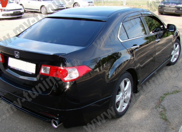Козырек на заднее стекло var №2 широкий для Honda Accord VIII (2008-2013) купить недорого с доставкой в Нягань