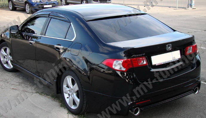 Козырек на заднее стекло var №2 широкий для Honda Accord VIII (2008-2013) купить недорого с доставкой в Нягань