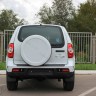 Чехол запасного колеса Chevrolet Niv@ с эмблемой Chevrolet купить недорого с доставкой в Нягань