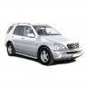 Защита порогов с алюминиевым листом (d63,5) для Mercedes-Benz ML 320/350 (2001-2005)(Окрашенное) купить недорого с доставкой в Нягань