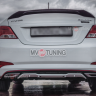 Лип-Спойлер "Zeus" для Hyundai Solaris (2010-2016) купить недорого с доставкой в Нягань