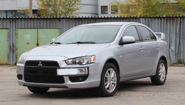 Рамка под номер на передний бампер для Mitsubishi Lancer X (2007-2016) купить недорого с доставкой в Нягань