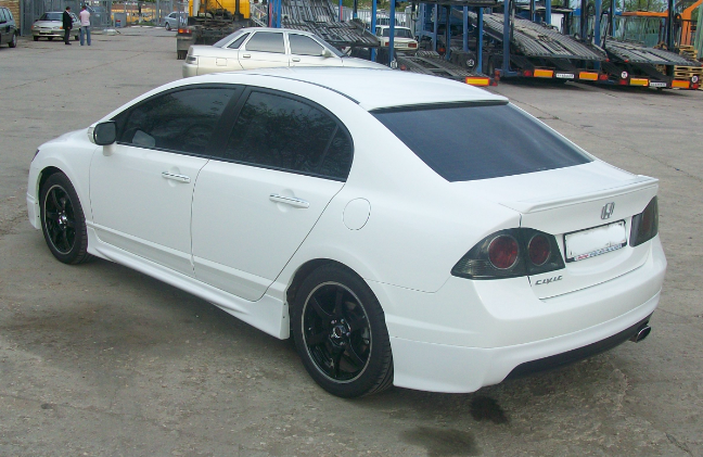 Лип спойлер для Honda Civic 4D (2006-2012) купить недорого с доставкой в Нягань