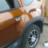 Накладки на крылья (8 шт) (ABS) RENAULT Duster (2016-2020 г.в.) купить недорого с доставкой в Нягань
