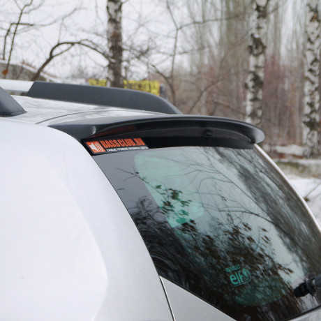 Лип-спойлер "DM-style" (тисненый пластик) для Renault Duster (2010-2021) купить недорого с доставкой в Нягань