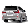 Защита заднего бампера двойная угловая d63/51мм (НПС) LEXUS 450D (2015-н.в.) купить недорого с доставкой в Нягань