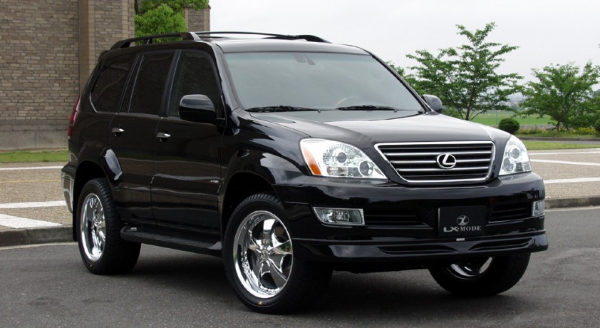 Накладка на передний бампер "Lx-Mode" Lexus GX 470 купить недорого с доставкой в Нягань