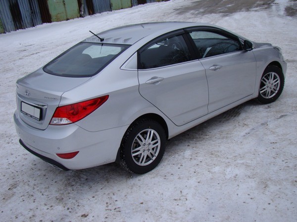 Аэродинамический рассекатель на крышу 6 зубьев для Hyundai Solaris (2010-2016) купить недорого с доставкой в Нягань