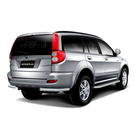 Защита заднего бампера угловая d63мм ИСКРА (ППК) GREAT WALL Hover H5 (2011-н.в.) купить недорого с доставкой в Нягань